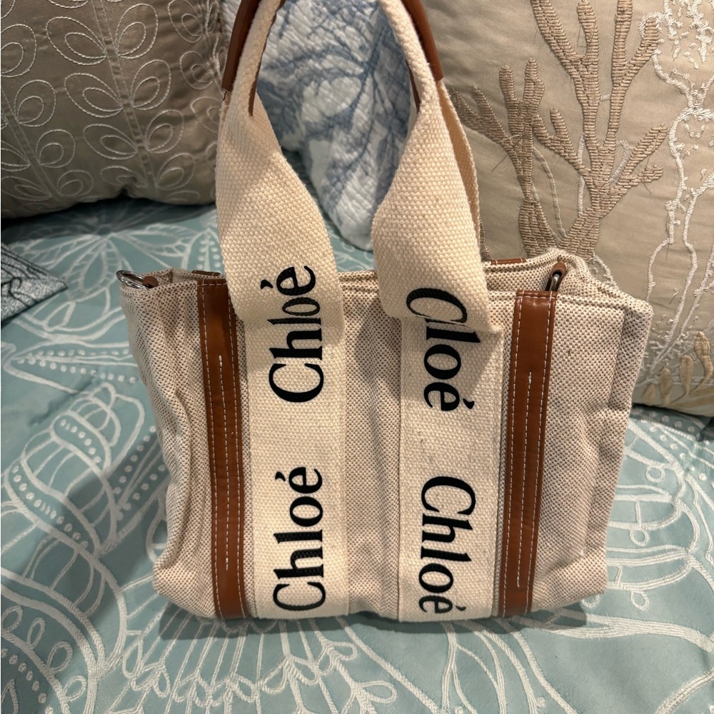 Chloe Small Woody Tote Bag - Picture 5 of 9